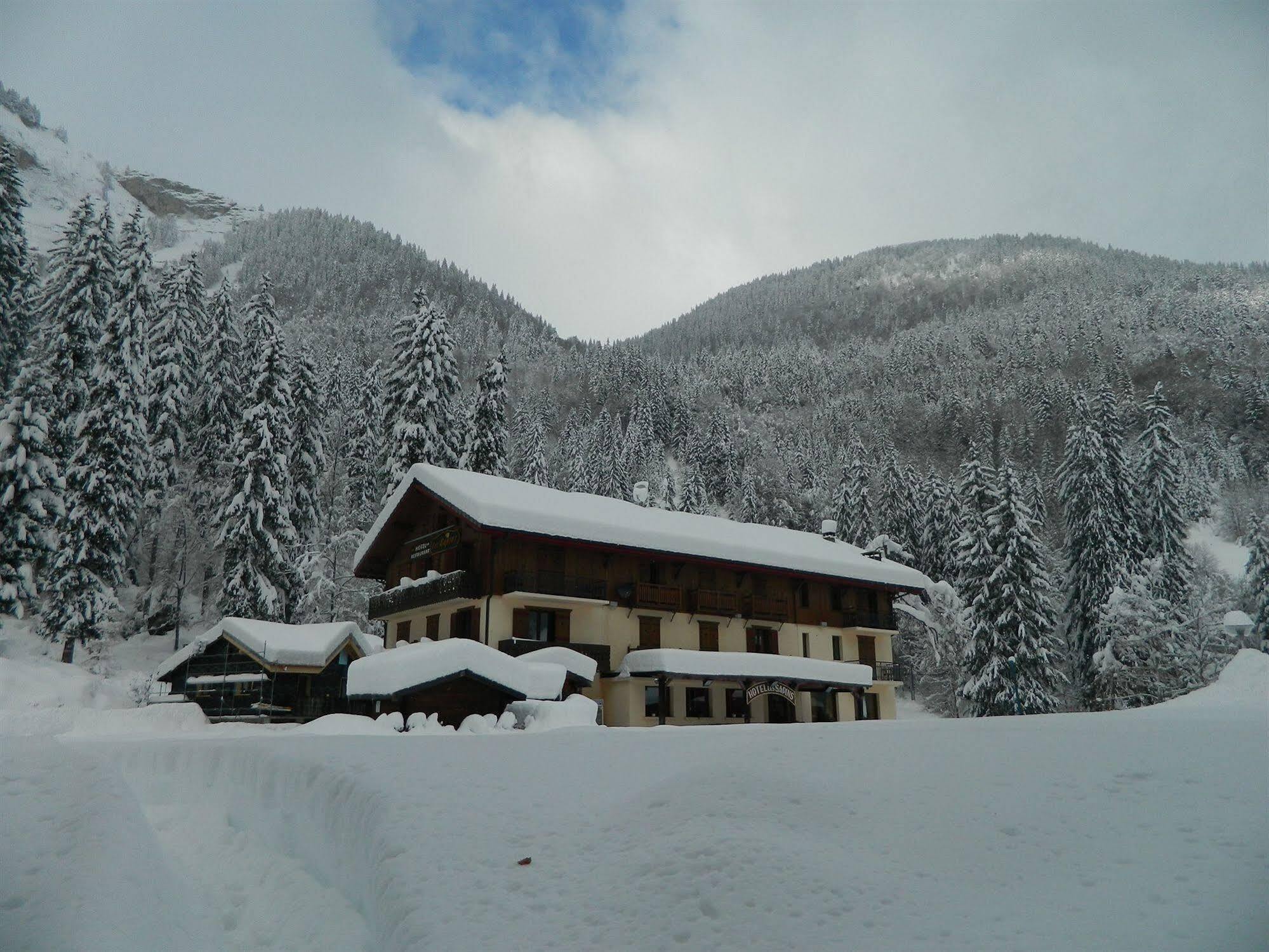 Hotel Les Sapins Montriond Exterior foto